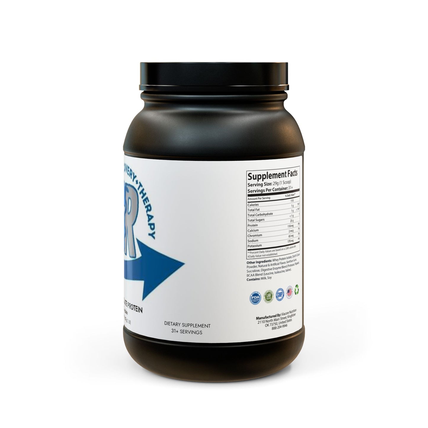 Whey Isolate Protein Supplement (907g, 2lb)