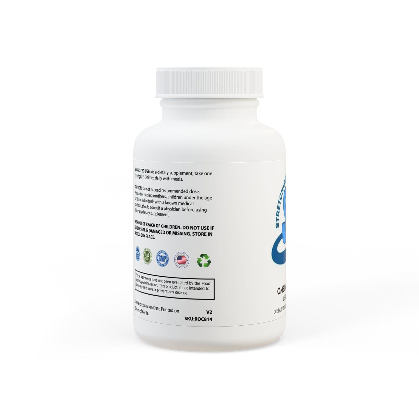 Omega 3 Fish Oil Supplement (60 Softgels)