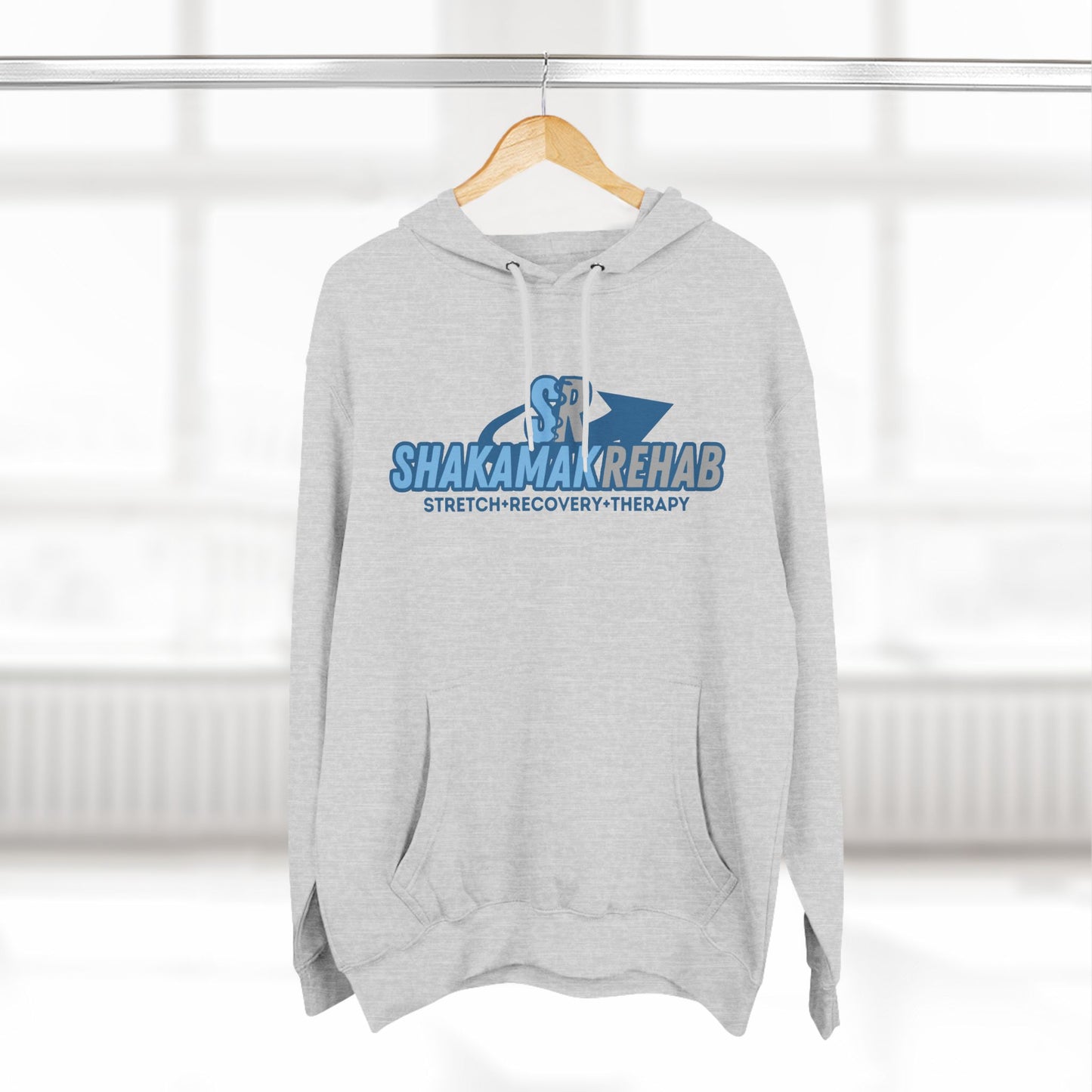 Three-Panel Fleece Hoodie