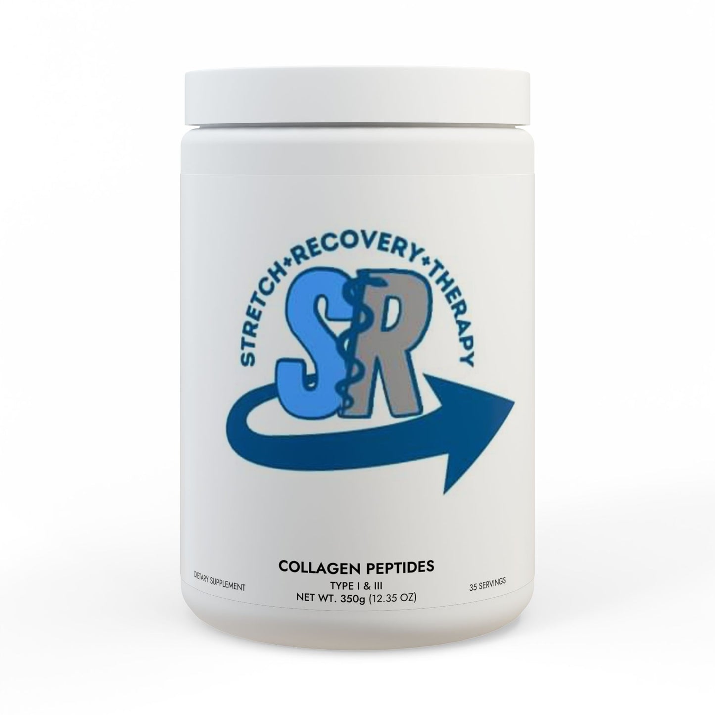 Collagen Peptides Type I & III Supplement (350g, 12.3oz)