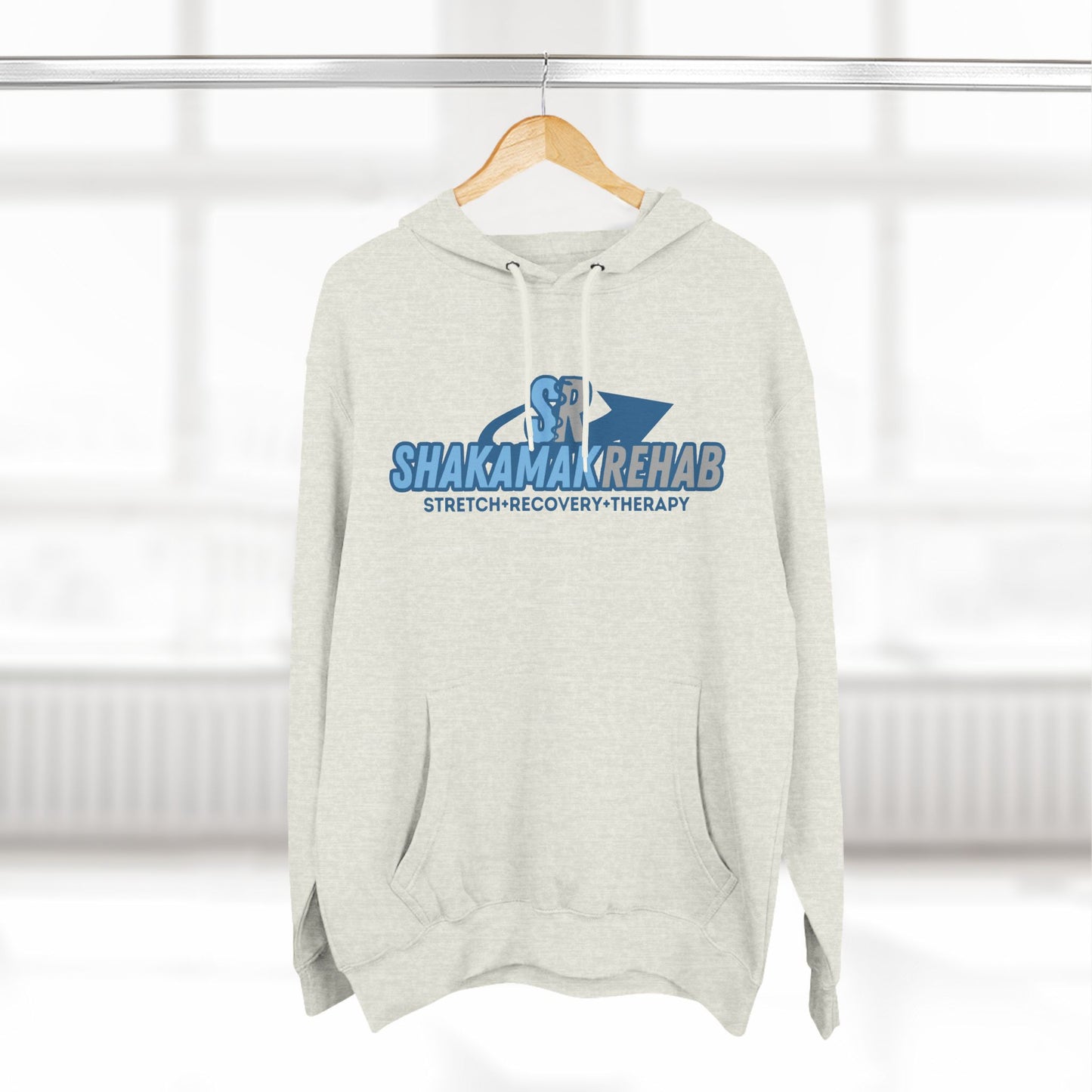 Three-Panel Fleece Hoodie