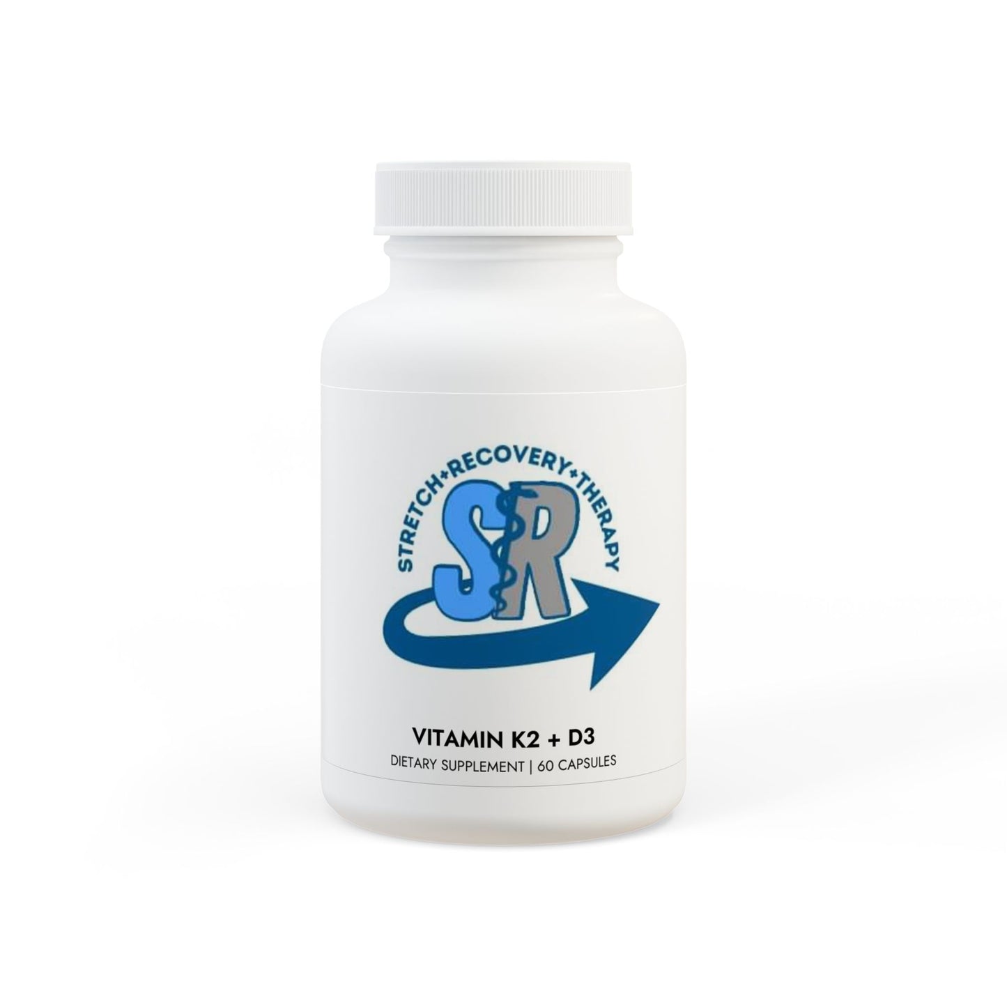 Vitamin K2 + D3 Supplement (60 Capsules)